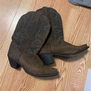 Cowboy riding boots